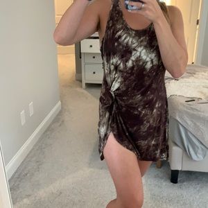 Tie dye beach cover up